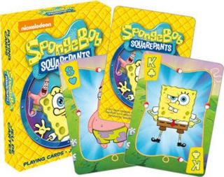 Spongebob Squarepants Animated Art Illustrated Playing Cards Set 52 Images