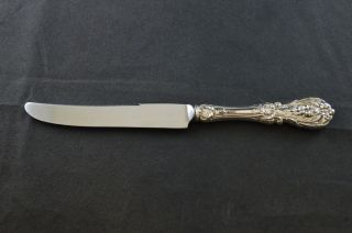 Reed & Barton Francis I Sterling Silver Handled Youth Knife With Nfb - 7 - 3/4 "