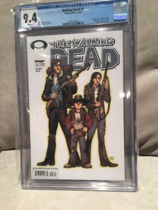 The Walking Dead 3 Cgc 9.  4 White Pages