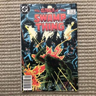 Saga Of The Seamp Thing 20 Fn First Alan Moore Dc Comics