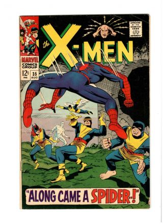 X - Men 35 1967 Along Came A Spider,  Spider - Man Appearance 5.  5