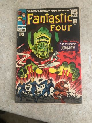 Fantastic Four 49 | Gd/vg | Marvel 1965 | Galactus | Silver Surfer