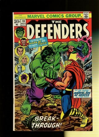 Defenders 10 Vf 8.  0 1 Book Avengers Vs Defenders Hulk Vs Thor Sal Buscema