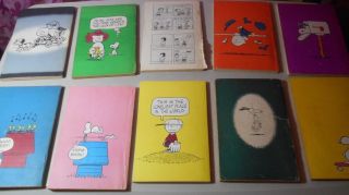 Set of 10 - Vintage 1960s - Peanuts by Charles Schulz - BOOKS 7
