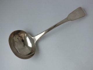 Antique George Iii Solid Sterling Silver Sauce Ladle 1816/ L 17 Cm/ 54 G