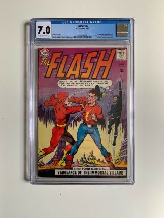 Flash 137 Cgc 7.  0 Golden Age Flash Jsa Appearance Off White To White Pages