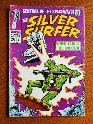Silver Surfer 2,  1968 Silver Age Marvel Comic Gd