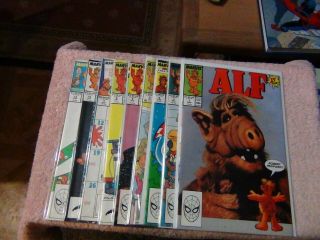 1988 Marvel Comics Alf 1,  3,  4,  5,  6,  8,  9,  10 & 13 Nm -