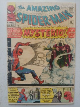 Spider - Man 13 First Appearance Of Mysterio Spiderman Far From Home Key