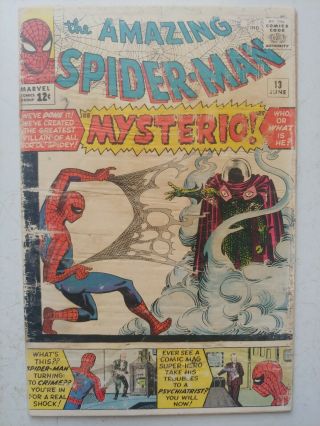 Spider - man 13 First Appearance Of Mysterio Spiderman Far From Home KEY 2