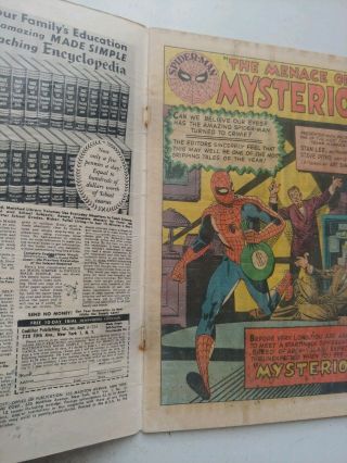 Spider - man 13 First Appearance Of Mysterio Spiderman Far From Home KEY 4