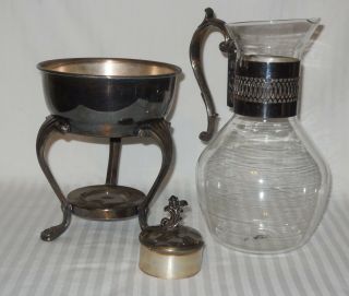 Vintage F.  B.  Rogers Silver Co.  Tea Coffee Warmer