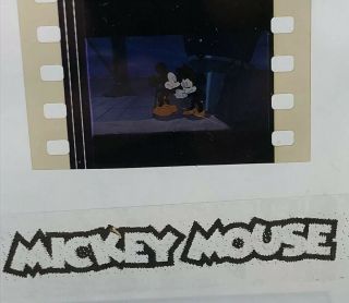 Disney Animation (1996) Film 5 - Cell Strip Runaway Brain Mickey And Minnie Mouse