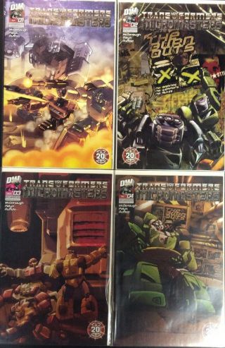 Transformers Micromasters 1 - 4 Dreamwave Comic Book Full Series Decepticons