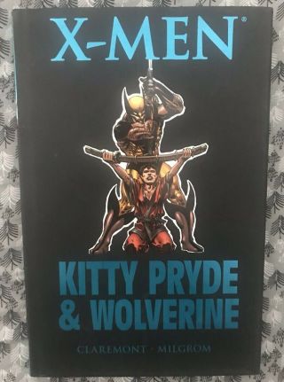 X - Men: Kitty Pryde & Wolverine Hardcover Graphic Novel Signed By Chris Claremont