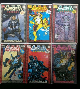 Punisher Armory (1990 Marvel Series) 1 - 10 Complete Set 1 2 3 4 5 6 7 8 9 10 3