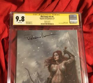CGC SS 9.  8 RED SONJA 4 VIRGIN VARIANT SIGNED BY LUCIO PARRILLO 2