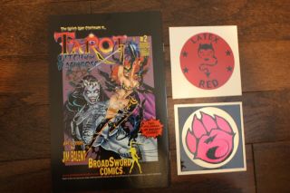 TAROT WITCH OF THE BLACK ROSE 1 Variant 1st Print Broadsword Jim Balent SIGNED 2
