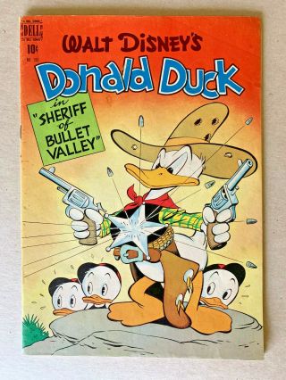Four Color 199 1948 Dell Walt Disney Donald Duck,  Carl Barks 5.  0 Ow/w Pages