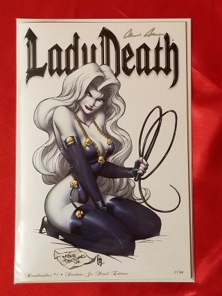 Lady Death Heartbreaker 1 Mike Deodato Jr.  Pearl Edition Mystery Exclusive 7/99