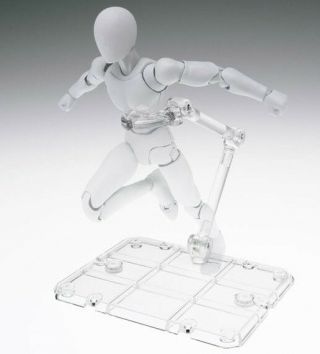 Tamashii Stage Act 4 Humanoid Clear Stand Set Of 3 For S.  H.  Figuarts Bandai
