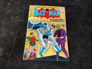 1962 Silver Age Dc Comics Batman No 160 Comic Book Vg/fn