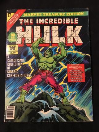 The Incredible Hulk - Marvel Treasury Edition - Oversized Comic 17 Whitman 1978