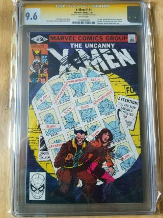 The Uncanny X - Men 141 Cgc Ss 9.  6 Signed By Chris Claremont Days Of Future Past