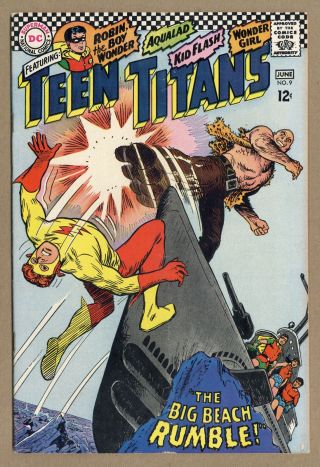 Teen Titans (1st Series) 9 1967 Vg 4.  0