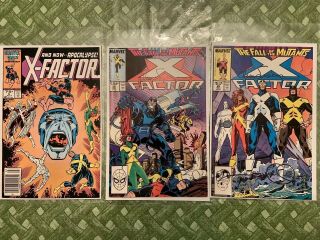 X - Factor 6,  25,  26 1st Apocalypse,  Key Issues Nm - Beauty Signed By Simonson