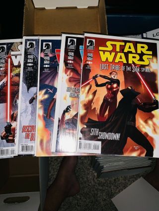 Star Wars Comic Set Lost Tribe Of The Sith Spiral Complete 1 - 5 Dark Horse