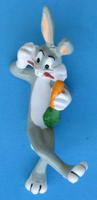 Vtg Applause 1988 Looney Tunes Bugs Bunny Laying eating Carrot PVC Figure 3