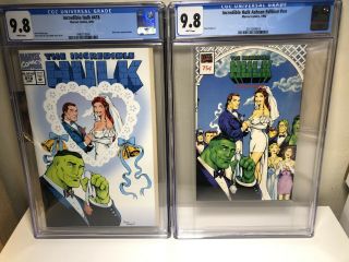 Incredible Hulk 418 Cgc 9.  8.  Die Cut Cover & Ashcan Edition 1st Talos.  Skrulls.