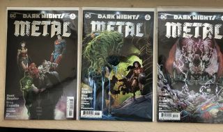 Dark Nights Metal 1 2 3 4 5 6 1 - 6 Dc Comics Batman Snyder Capullo Foil Covers