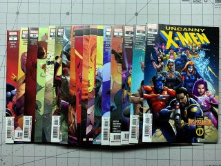 Uncanny X - Men 1 - 16,  Annual 1 Complete Run Set 2019 Series,  Variants Full Run