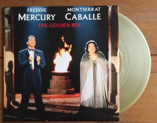 Freddie Mercury & Montserrat Caballe - The Golden Boy 7 " Gold Vinyl Queen