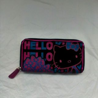 Sanrio Hello Kitty Wallet Black Pink Blue