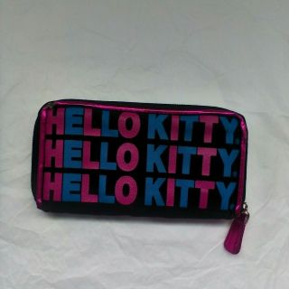 Sanrio Hello Kitty Wallet Black Pink Blue 2