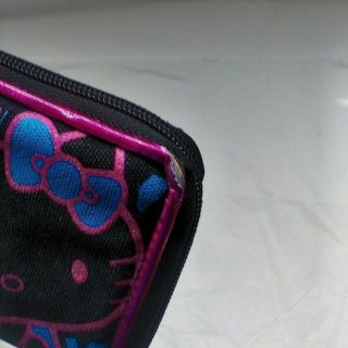 Sanrio Hello Kitty Wallet Black Pink Blue 3