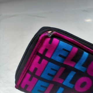 Sanrio Hello Kitty Wallet Black Pink Blue 4