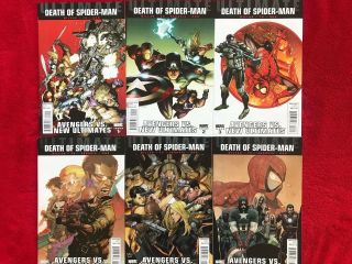Ultimate Death Of Spiderman 1 To 6 Avengers Vs Ultimates / Mark Millar Marvel