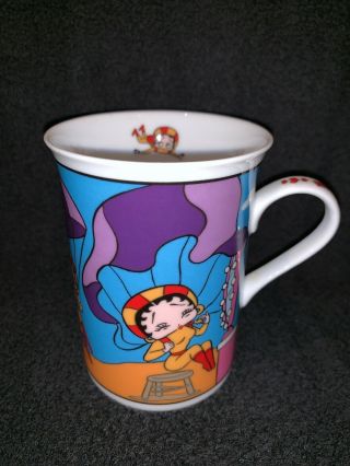 Betty Boop Danbury “skydiving Betty” Porcelain Collector Mug