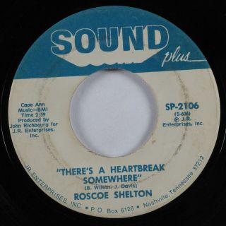 Northern Soul 45 ROSCOE SHELTON Running For My Life SOUND HEAR 2