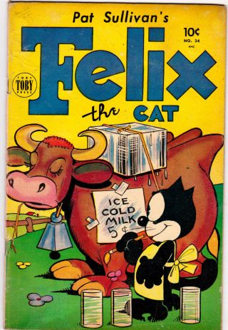 Felix The Cat Comic Book 34 - Tobi - 1952 - -