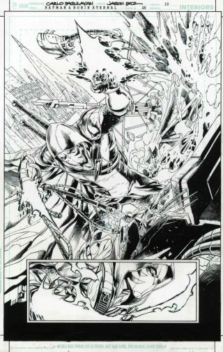Batman & Robin Eternal Issue 26 Page 13 By (carlo Pagulayan) & Jason Paz Splash