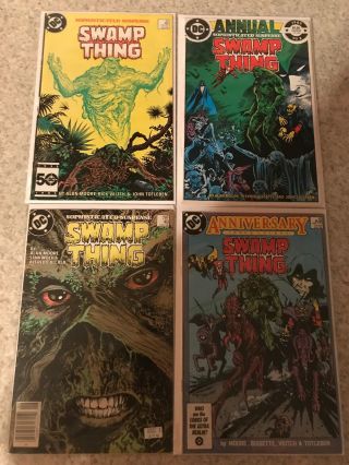 Swamp Thing 37 Nm 1st John Constantine W/ Swamp Annual 2,  Swamp Thing 49 & 50 Vf
