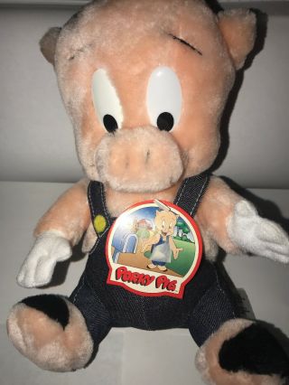 Vintage Porky Pig Plush Stuffed Animal 1993 24k Collectible 1993 Nwt