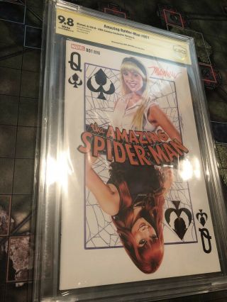 The Spider - Man 9.  8 Cbcs Krs Exclusive Variant Cbcs Ss Mike Mayhew
