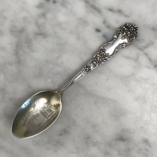 Vintage Antique Alamogordo High School Mexico Sterling Silver Souvenir Spoon