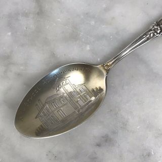 Vintage Antique Alamogordo High School Mexico Sterling Silver Souvenir Spoon 3